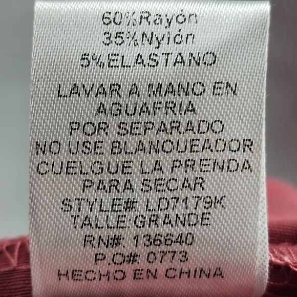 LAtiste One-Shoulder Pink Ruffled Mini Dress Asymmetrical Hem Size Large - Picture 3 of 6